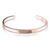 Roségoud armband 5 mm breed voor een gravure. roségoud