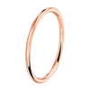 14 KT roségouden stijlvolle aanschuifring die gedragen wordt in combinatie met andere ringen uit de collectie gedenksieraden 