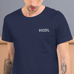 Crypto HODL Embroidered T-Shirt - Money Market Store