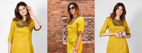 Yellow Dress Oriental