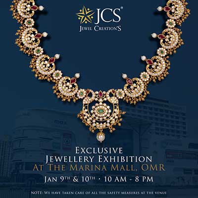 Exclusive Jewellery Exhibition - The Merina Mall, OMR - Jan 2021