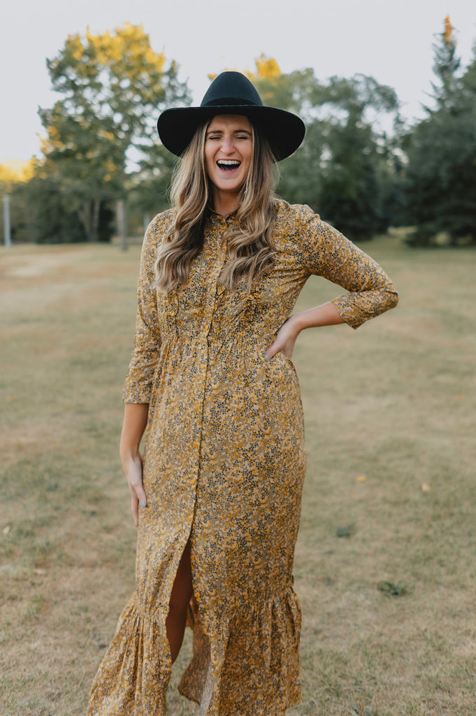 The Deklan Maxi Dress by Saltwater Luxe - Champagne – THE SKINNY