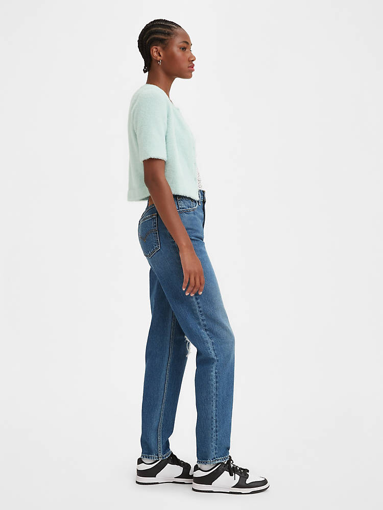The 80's Mom Jeans by Levi's - Medium Wash – THE SKINNY
