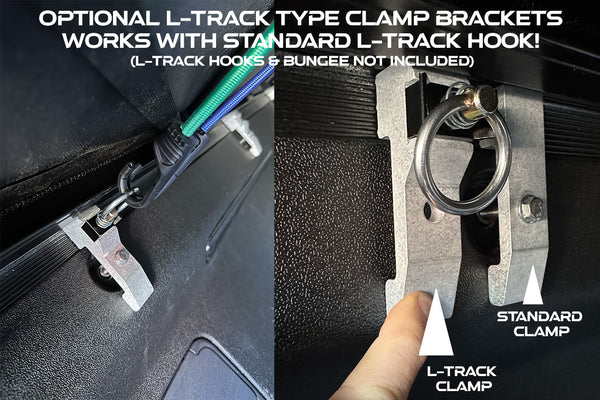 Team 1EV L-Track Hook Brackets for RMaxx Tonneau Covers