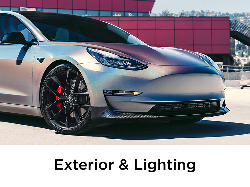 Tesla Model 3 Aftermarket Exterior Accessories and Upgrades