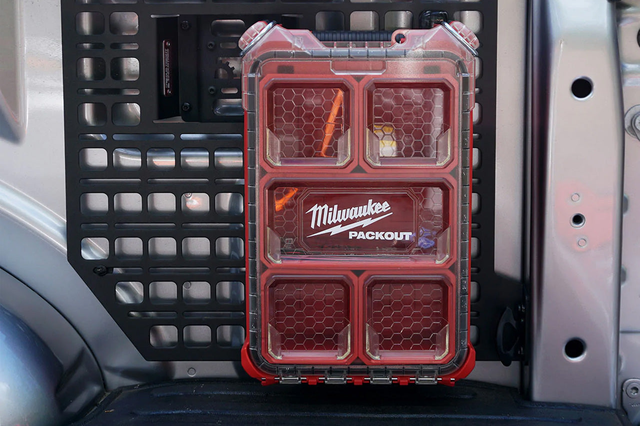 Milwaukee Tools Packout Case Tote System Mounting Brackets for BuiltRi - EV  Sportline - The Leader in Electric Vehicle Accessories