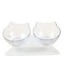 Load image into Gallery viewer, Non slip Double Bowl with Raised Stand.  Protect Cervical, Vertebra
