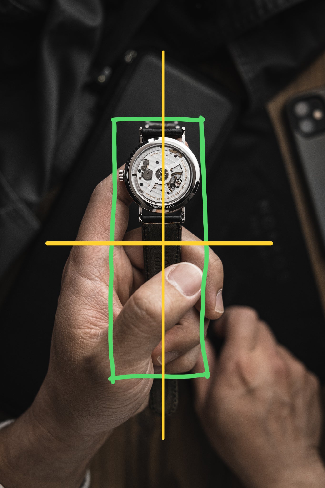 How to properly center a watch in your composition