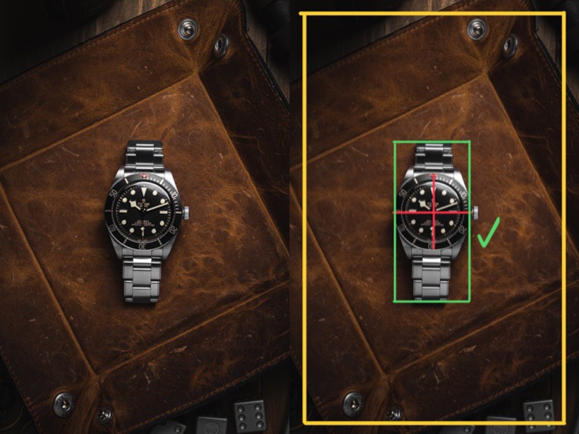 How to perfectly straighten your watch photos