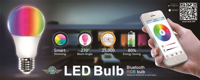 MV SMART BULB 9W B22 TWIN PACK