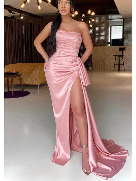 Pink Mermaid Sexy Unique Elegant Black Girls Slay Elegant Evening Mode ...