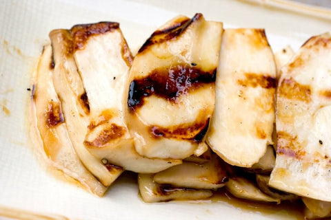 Grilled King Oyster Mushrooms. Photo by Jessica and Lon Binder.