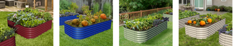 garden beds，raised garden beds，metal garden beds，DIY garden beds