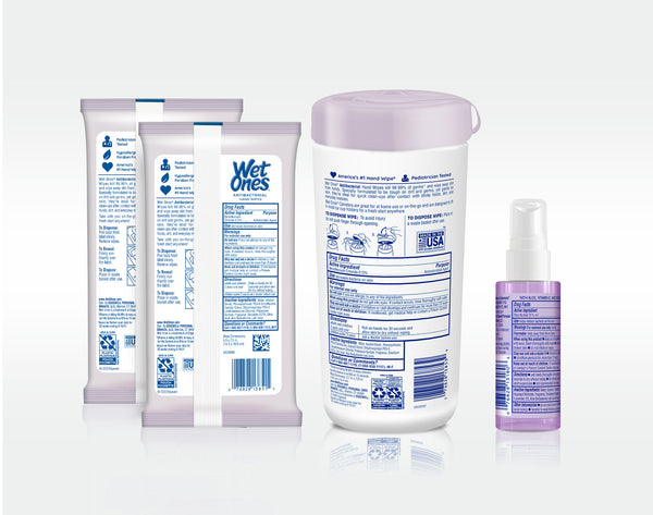 Wet Ones® Antibacterial Hand Wipes - Fresh Scent Essentials Kit