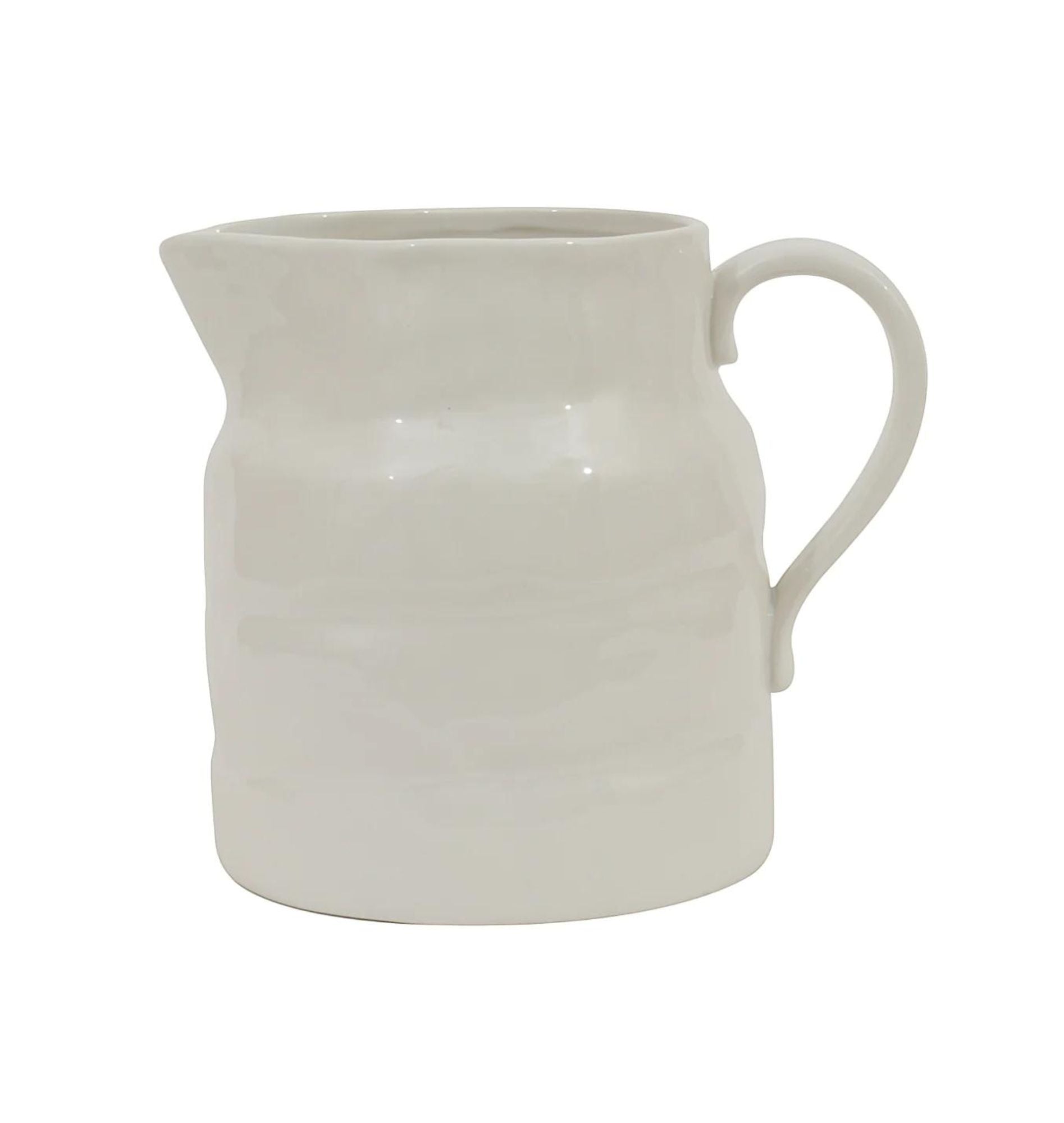 Ribbed Glass Pitcher, Small – La Cuisine