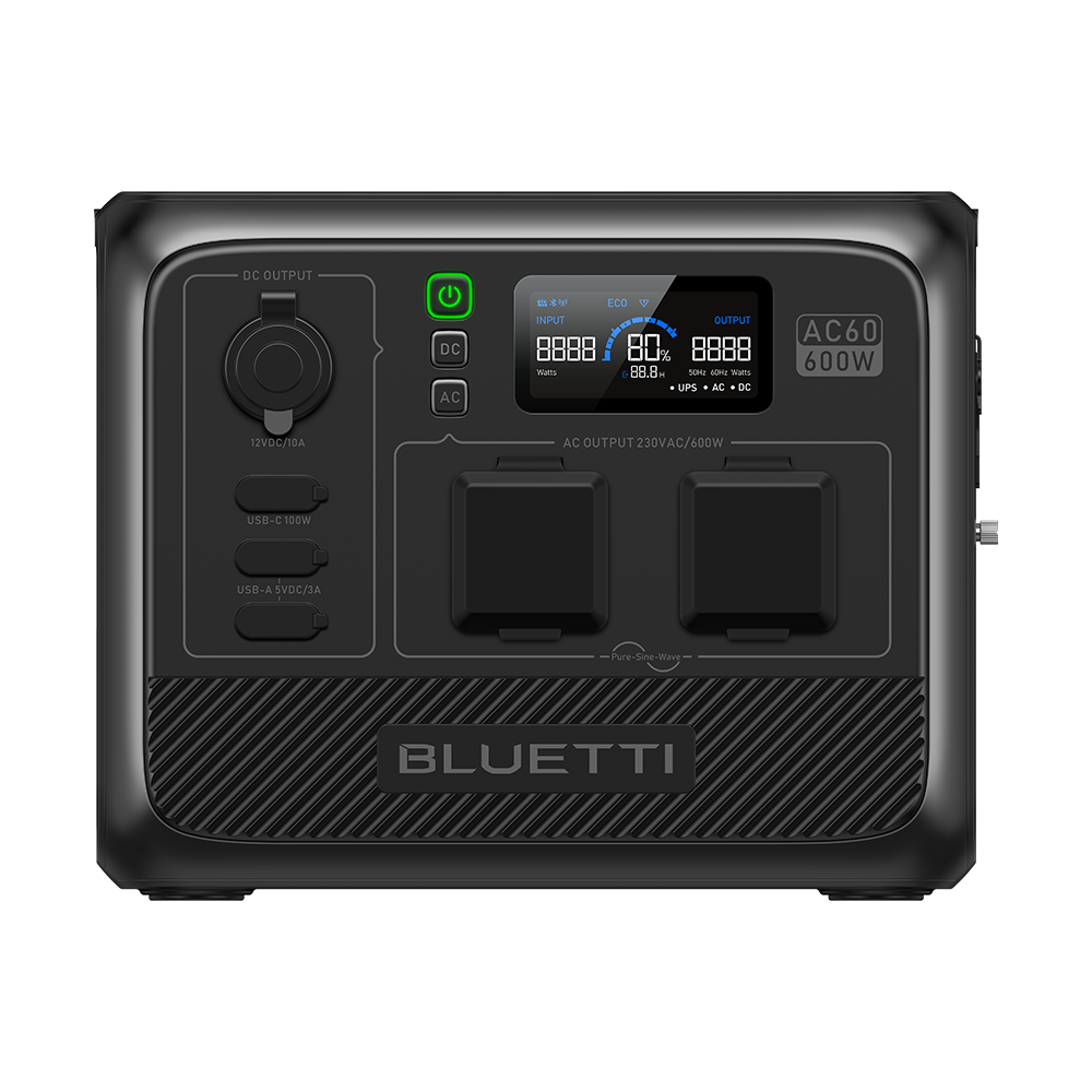 BLUETTI AC60 Portable Power Station , 600W 403Wh, AC60 , 600W, 403Wh Power Station