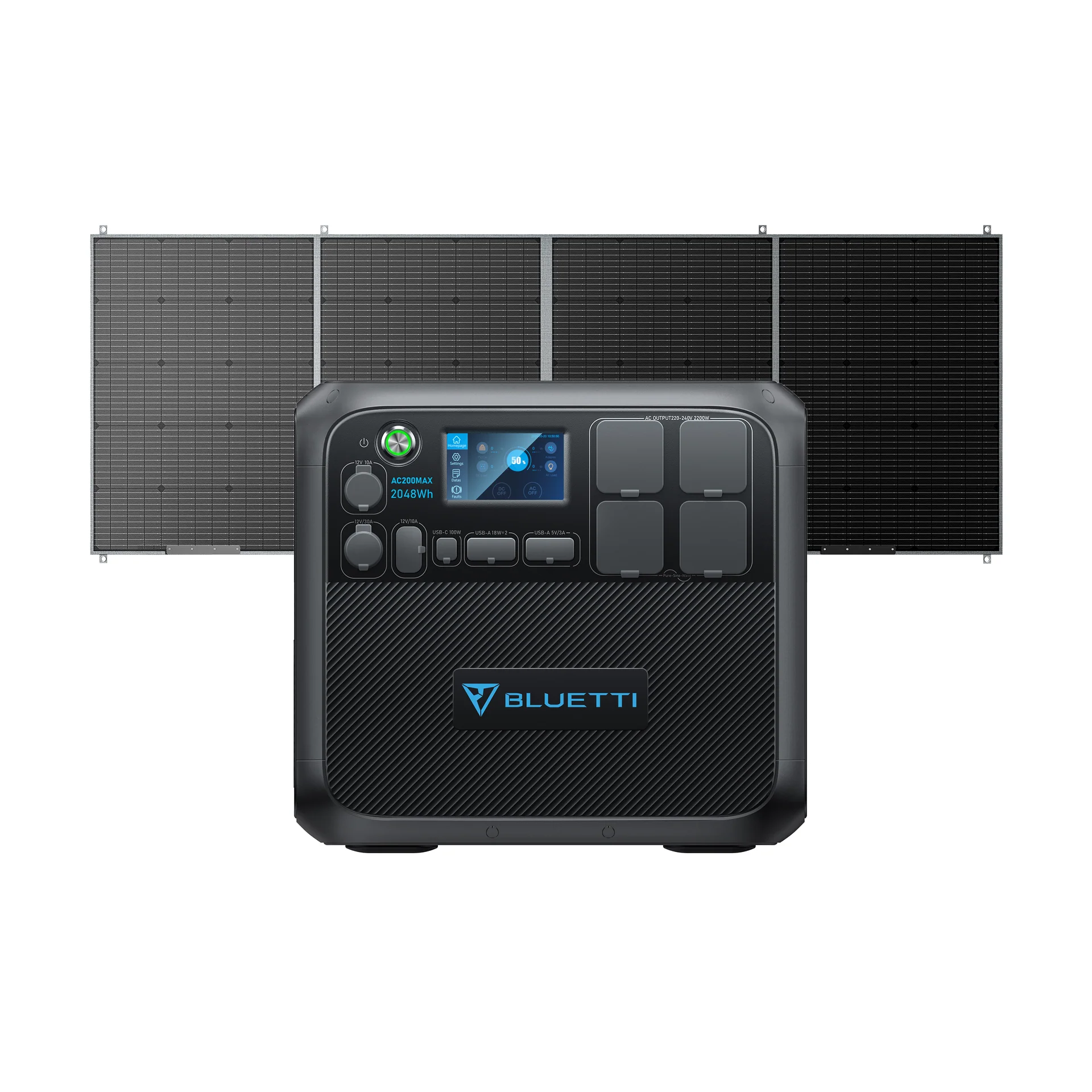 bluetti ac200max solar panels kit