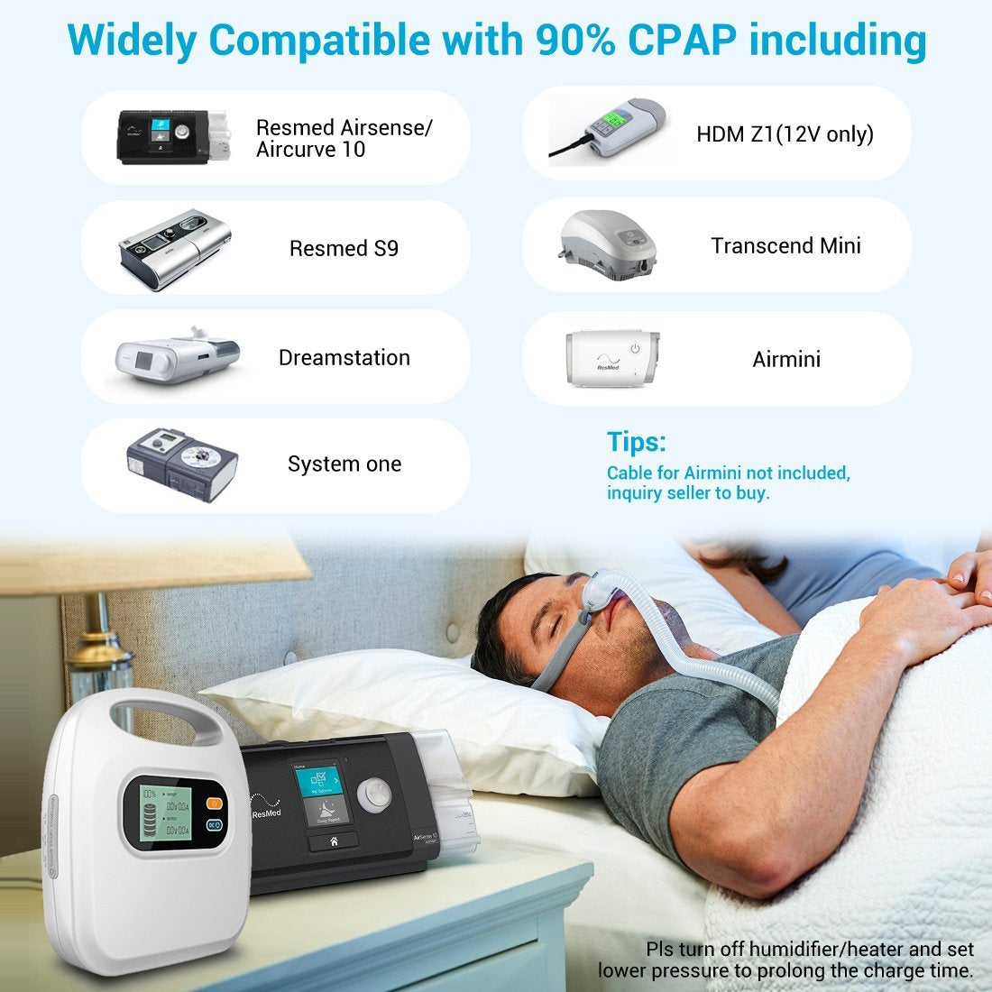 BLUETTI  K5 CPAP Battery Backup