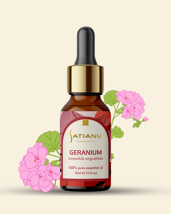 Geranium Essential Oil 10ml - Floris Naturals