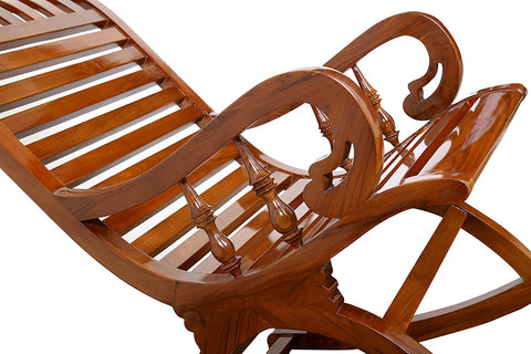 wooden rocking chair