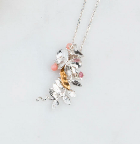 Sweet Pea Necklace by Amanda Coleman