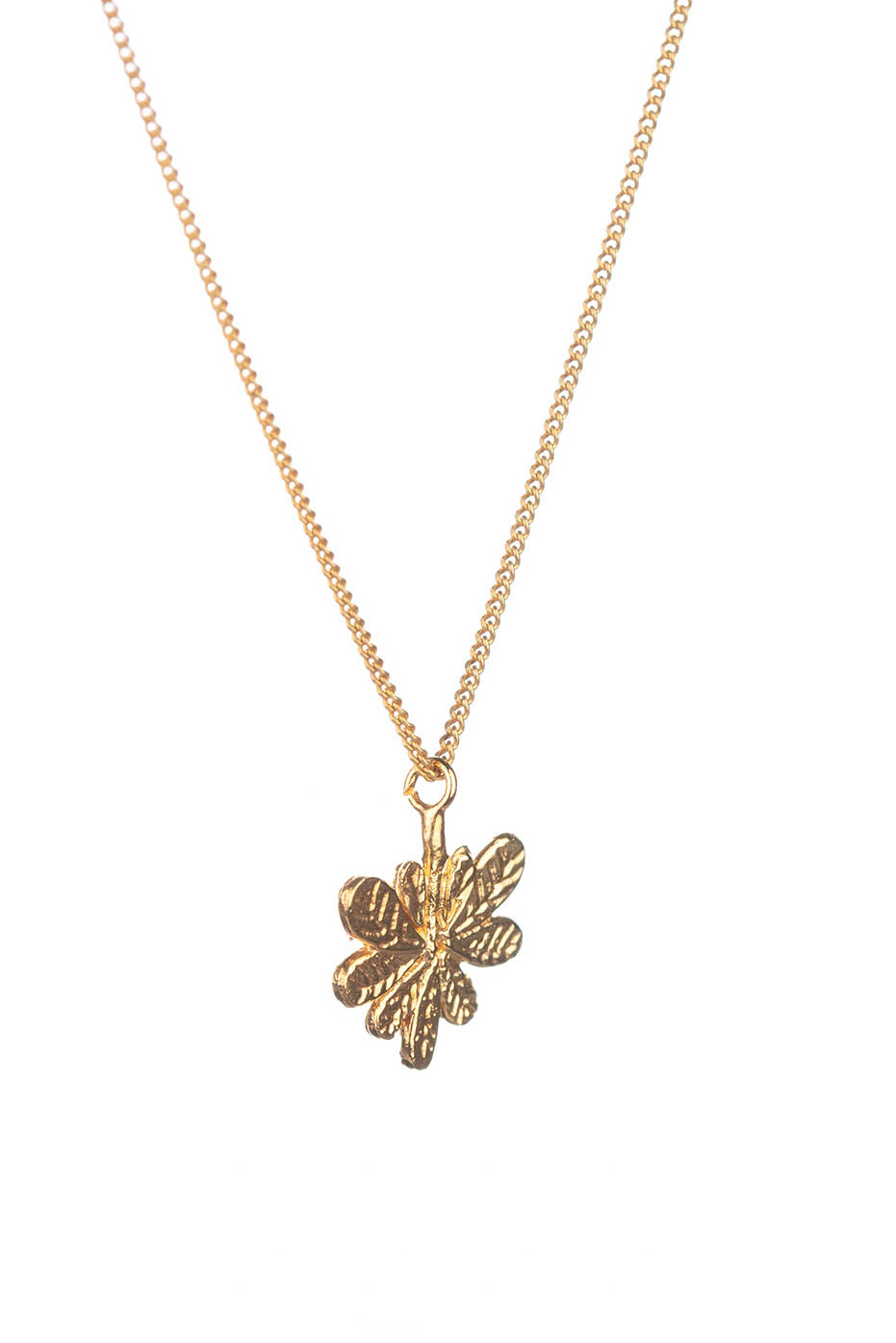 cora leaf dainty gold necklace