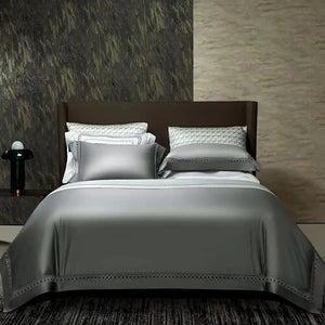 Elegant Gray Harmony Bedding Set - DECORATIQ - Elegant Bedding