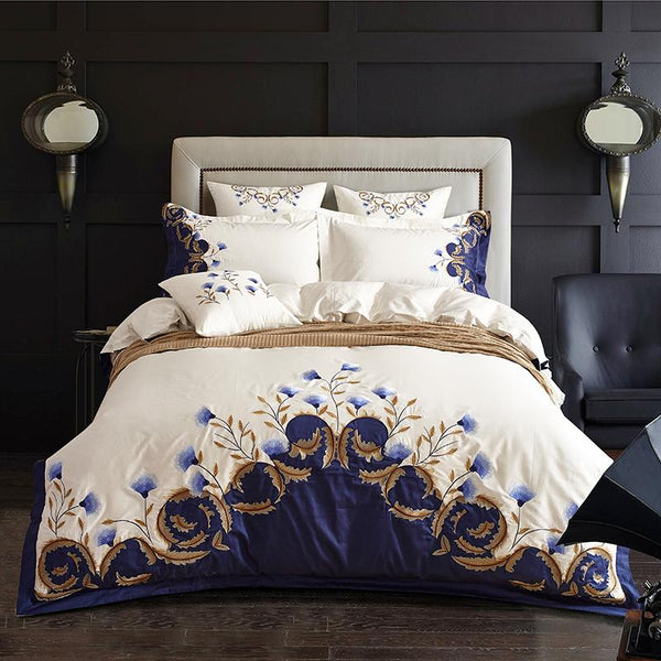 Pheliza Egyptian Cotton Embroidery Premium Luxury Bedding Set