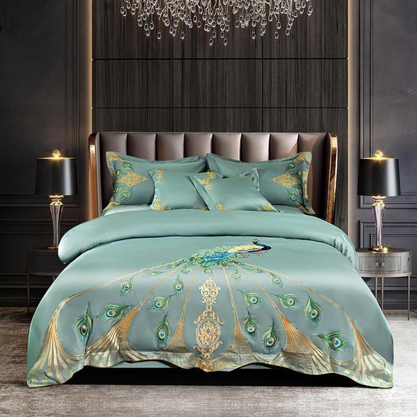 Pheliza Egyptian Cotton Embroidery Premium Luxury Bedding Set