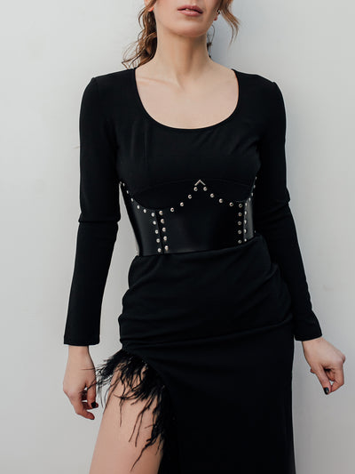 Dita Corset Belt - buy online, Leather corset belts in Bleak&Sleek