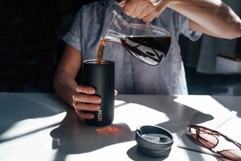 Miir Flip Travel Mug on the Go