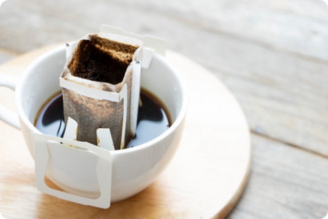 a cup of pour over coffee