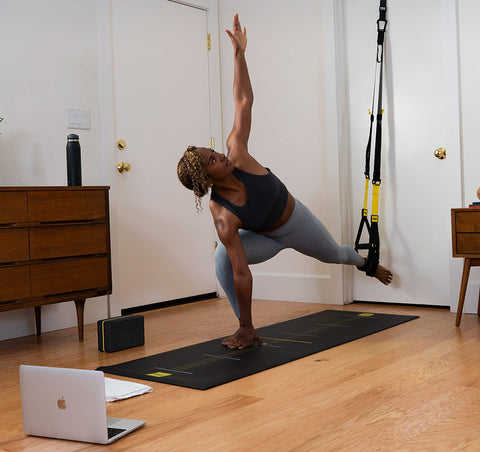 women doing yoga