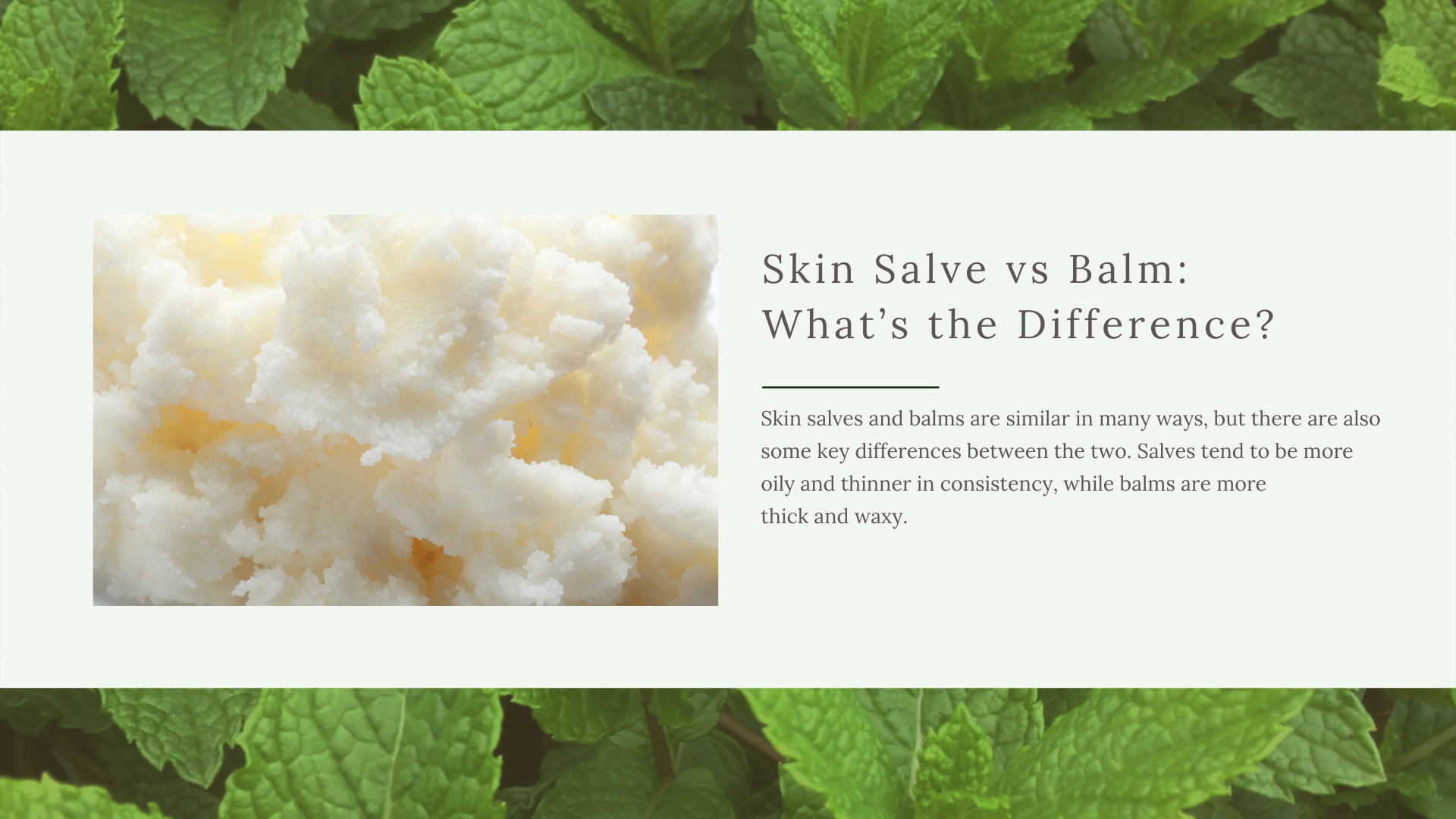 moisturizing dry skin naturally with skin balms