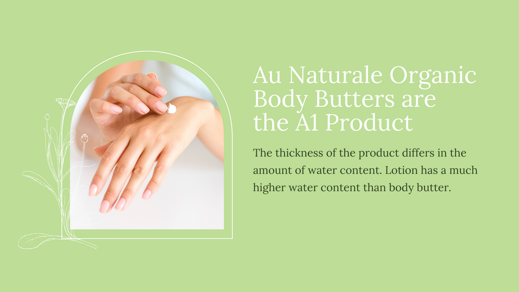 What is the difference between body butter and lotion?