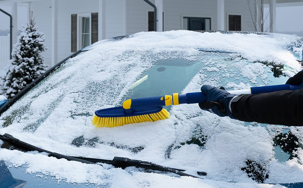 NEW Rain-X 63 Extendable Car Snow Broom and Ice Scraper Tool