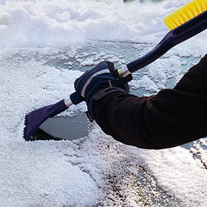 Michelin Heavy Duty 25 Inch Snow Brush with Ice Scraper,Pack of 2