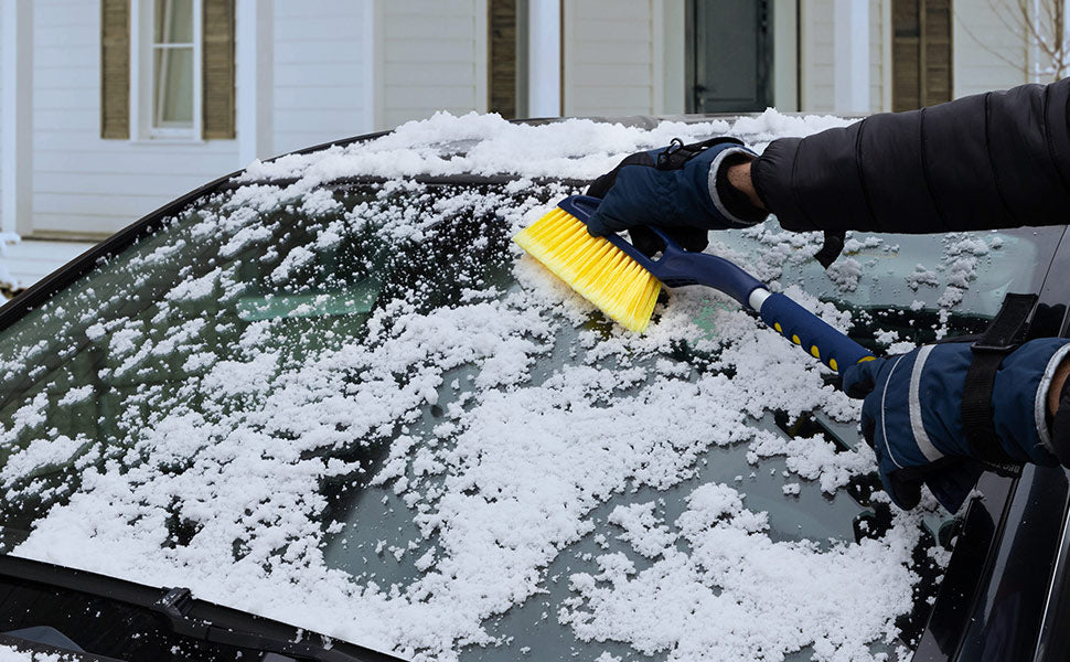 Michelin Heavy Duty 25 Inch Snow Brush with Ice Scraper,