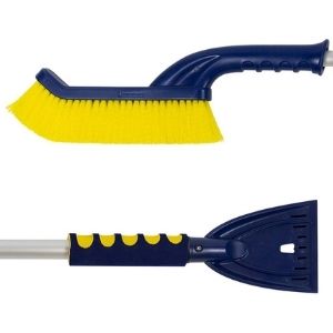 Michelin Extendable 35-45 inches Snow Brush for Trucks, Ice Scraper,