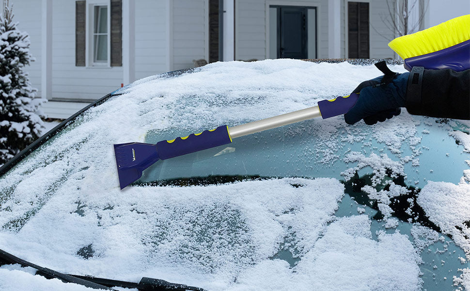 Michelin Colossal Extendable 34-49 inches Snow Brush for Trucks,,