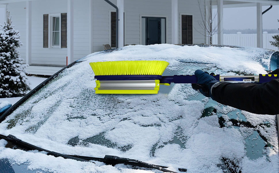 Michelin Ultra Duty Extendable 43-63 inches Snow Brush for Trucks XL Swivel Head