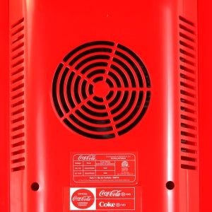 Coca-Cola Vending Machine Mini Fridge w/ 12V DC 110V AC Cords,