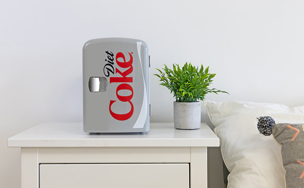Coca-Cola Diet Coke 4L Cooler/Warmer w/ 12V DC and 110V AC Cords, 6 Can..