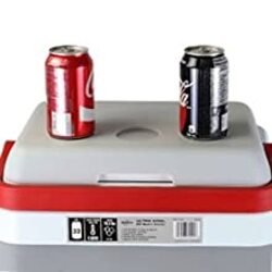 Koolatron Ice Chest Cooler w/ Locking Carry Handle, 25L (26 qt),,