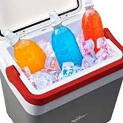 Koolatron Ice Chest Cooler w/ Locking Carry Handle, 25L (26 qt),,