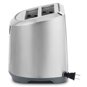 Kenmore Elite 4-Slice Long Slot Toaster Silver, One-Touch Auto-Lift