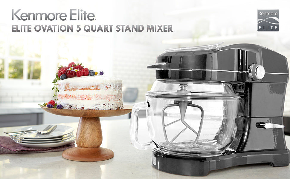 Kenmore Elite Ovation 5 Qt Stand Mixer, 500 Watt