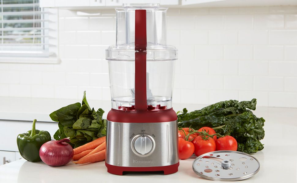 Kenmore 11-Cup Food Processor and Vegetable Chopper with Reversible Slicing/Shredding Disc