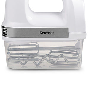 Kenmore 5-Speed Hand Mixer / Beater / Blender, White, 250W Motor