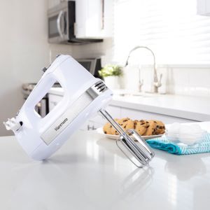 Kenmore 5-Speed Hand Mixer / Beater / Blender, White, 250W Motor